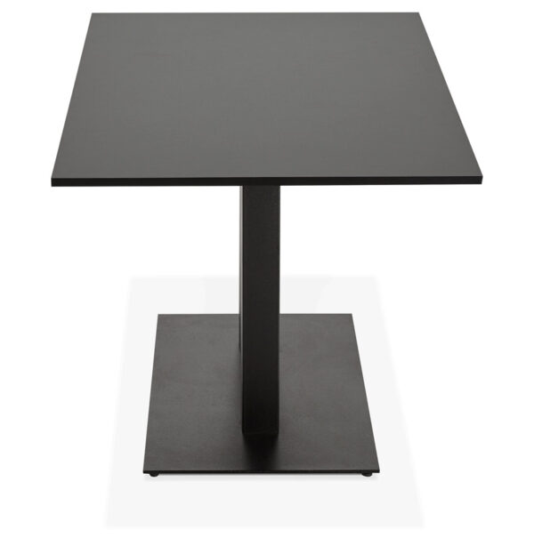 Mange-debout design 'AUSTIN BAR' noir avec pied en métal noir - 160x80 cm – Image 15