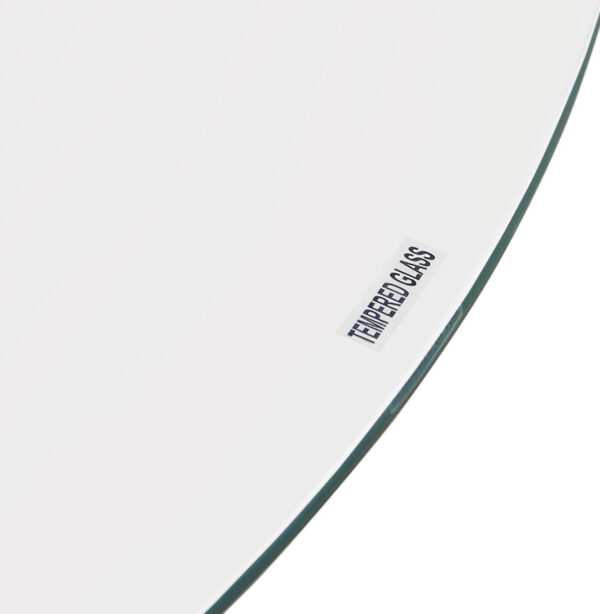 Petite table de cuisine ronde 'YOUPI' en verre - Ø 90 cm – Image 5